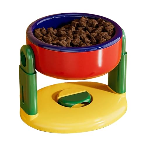 Fiauli Nicht-Schlupf-Haustierschale für Hunde Katzen Lebensmittel mit Saugnetschale HIPTIBLICHE HEHRE HEHR Geschichte ERHÄNGIGE Feeder Feeder DESTELLUNG Fördert eine gesunde Ernährung Haltung B von Fiauli
