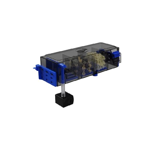Fiauli Ruhiger Fischtankfilter für 50 l Ultra-Viertelbetrieb Aquarium Mehrschicht mit Wasserfall Sauerstofffiltrationssystem 50 l/90 l Tanks niedriges Geräusch EU 4Grid von Fiauli
