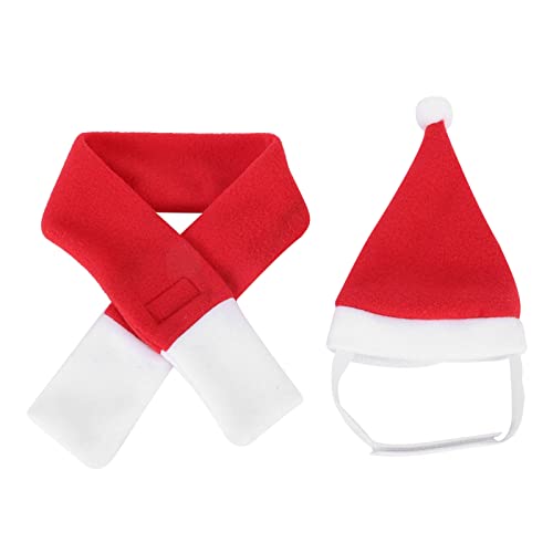 Fictory Haustier-Weihnachtskostüm, Weihnachtsmannmütze und Schal, bequem, festlich zu tragen Fictory Haustier-Weihnachtskostüm, Weihnachtsmannmütze und Schal, bequem, festlich zu tragen von Fictory