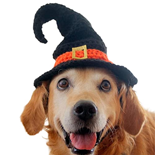 Fictory Pet Wizard Hut, lustiges Verkleiden für Hunde, bequeme Baumwolle, perfekt für Partys von Fictory