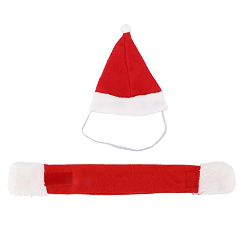 Fictory Weihnachtskostüm für kleine Tiere, gemütliches Flanell, verstellbare Passform, festliches Haustier-Outfit Fictory Weihnachtskostüm für kleine Tiere, gemütliches Flanell, verstellbare Passform, festliches Haustier-Outfit von Fictory