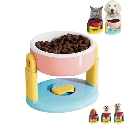 Liftable Suction Cup Pet Bowl,Adjustable Height Food and Water Dish for Cat Dog,Three Levels Adjustable Height,Pet Slow Feeder Bowl for Cats and Dogs,for Small Medium and Large Pets Liftable Suction Cup Pet Bowl,Adjustable Height Food and Water Dish for Cat Dog,Three Levels Adjustable Height,Pet Slow Feeder Bowl for Cats and Dogs,for Small Medium and Large Pets von Ficugxd