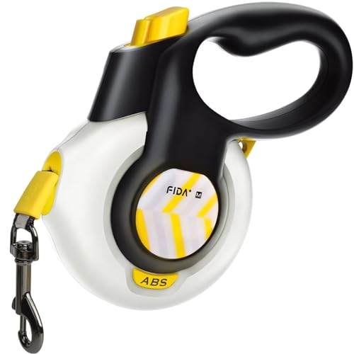 FIDA AutoBrake Hundeleine für Hunde, patentiertes Design ohne Ziehen, 5m schwere Rollleine für Hunde, M FIDA AutoBrake Hundeleine für Hunde, patentiertes Design ohne Ziehen, 5m schwere Rollleine für Hunde, M von Fida