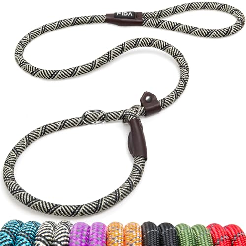 Fida Retrieverleine für Hunde, 122 x 1,27 cm, strapazierfähig, bequem, starkes Seil für große, mittelgroße Hunde, kein Ziehen, Trainingsleine für Haustiere, stark reflektierend, Grau Fida Retrieverleine für Hunde, 122 x 1,27 cm, strapazierfähig, bequem, starkes Seil für große, mittelgroße Hunde, kein Ziehen, Trainingsleine für Haustiere, stark reflektierend, Grau von Fida