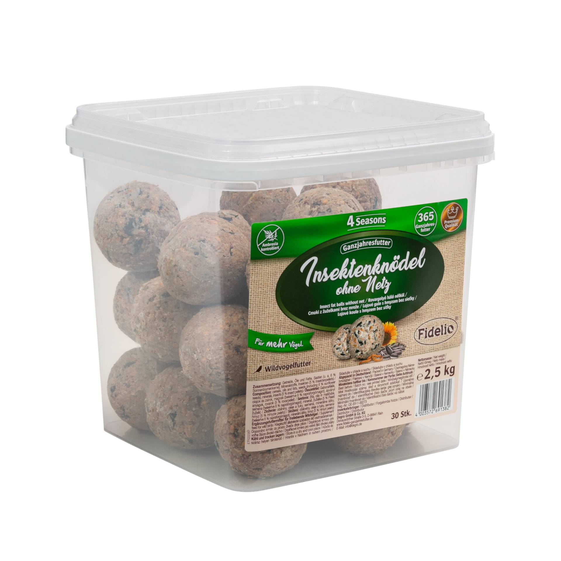 Fidelio 4 Seasons - Insektenknödel ohne Netz Fidelio 4 Seasons - Insektenknödel ohne Netz von Fidelio