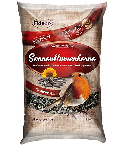 Fidelio Wildvogelfutter, Sonnenblumenkerne, 1 kg von Fidelio
