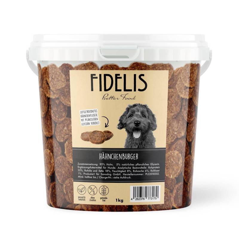 Hähnchenburger (1kg-Eimer) von Fidelis