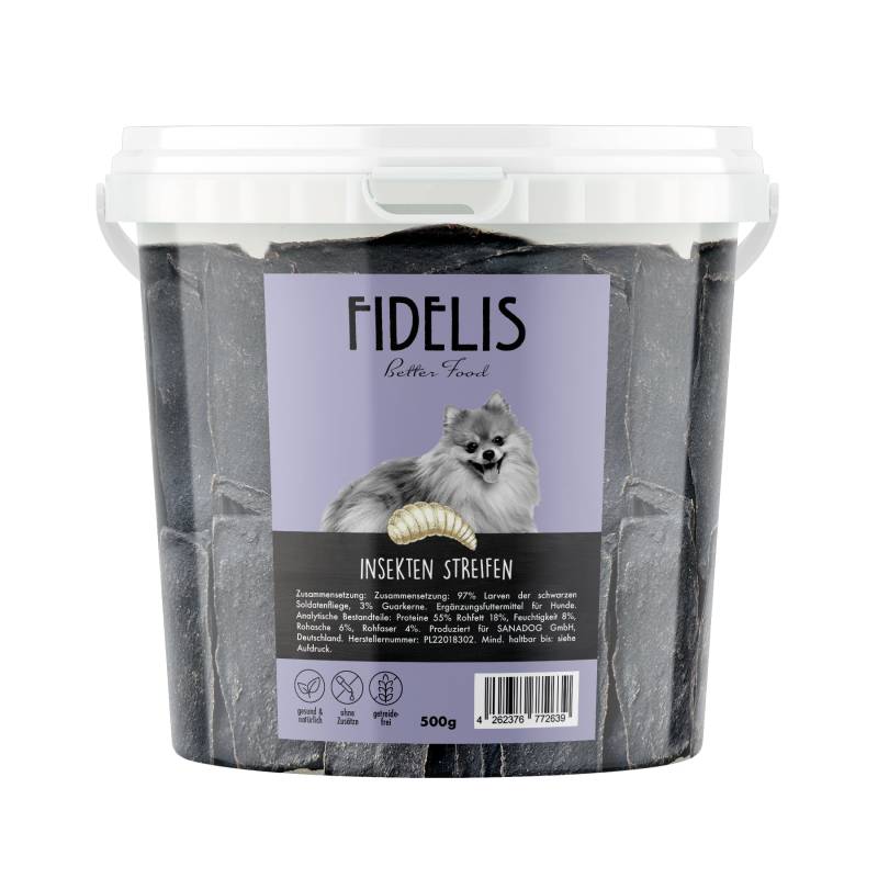 Insekten Streifen (500g-Eimer) von Fidelis