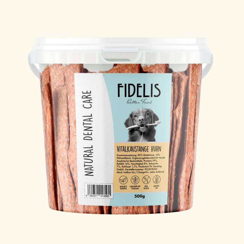 Vitalkaustange Hähnchen (500g-Eimer) von Fidelis