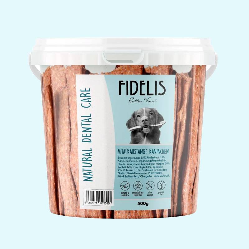 Vitalkaustange Kaninchen (500g-Eimer) von Fidelis