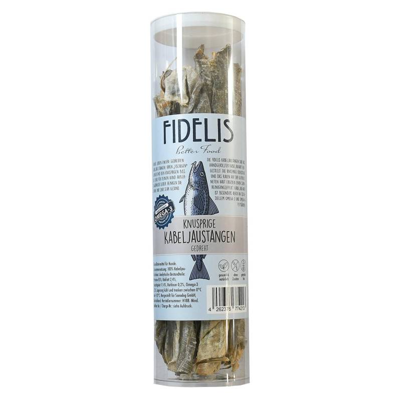 knusprige Kabeljaustangen gedreht 150 g von Fidelis