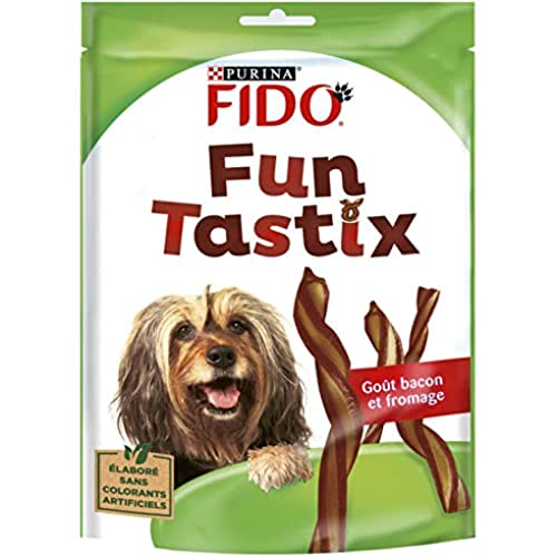 FIDO Funny | Leckerlis für ausgewachsene Hunde mit Speckgeschmack | Beutel x 150 g von Fido