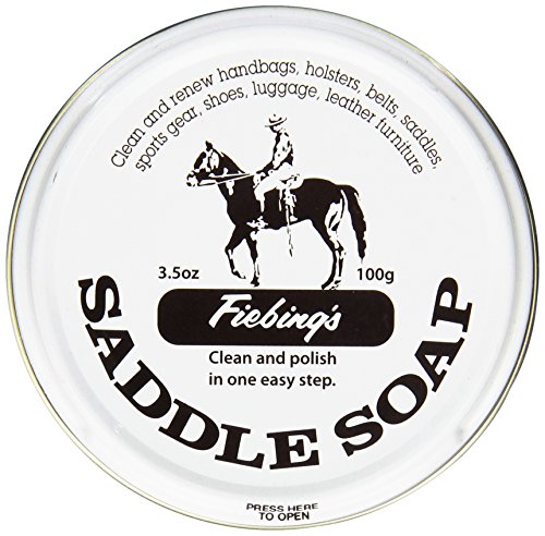 Fiebing's Saddle Soap White 3.5 oz | Polish and Clean Leather | Revives Color von Fiebing's
