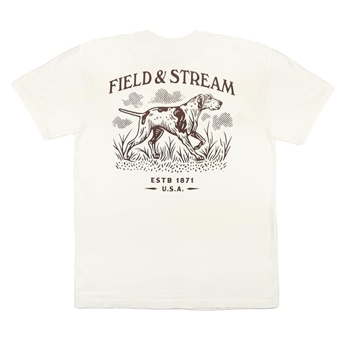 Field & Stream Huntin' Hunde-T-Shirt, Elfenbeinfarben, Elfenbein, Medium Field & Stream Huntin' Hunde-T-Shirt, Elfenbeinfarben, Elfenbein, Medium von Field & Stream
