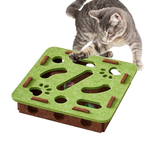 Fierudeng Katzen Futterpuzzle - Interaktiver Futterautomat Für Haustiere | Trainingsspielzeug Für Unterwegs Und Draußen Fierudeng Katzen Futterpuzzle - Interaktiver Futterautomat Für Haustiere | Trainingsspielzeug Für Unterwegs Und Draußen von Fierudeng