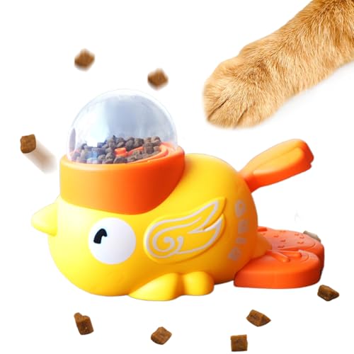 Fierudeng Puzzlespielzeug Für Hunde | Entenform Interaktiver Futterball | Langsam Fressnapf Trainingsspielzeug Für Hunde Katzen | Geistige Anregung Gegen Langeweile von Fierudeng