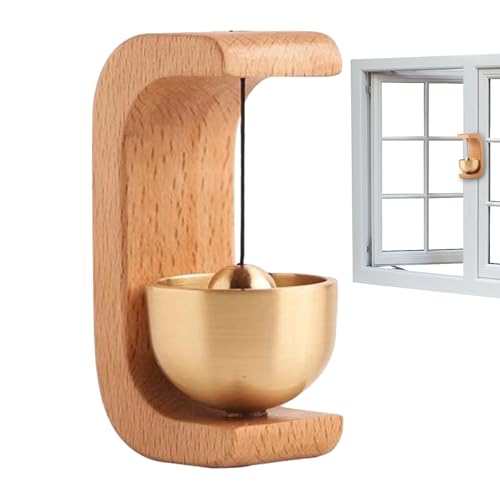 Fierudeng Türklingel Aus Holz, Magnetische Dekorative Türklingel, Ladenbesitzer Glocke, Innenornament Für Kühlschrank Garten Hinterhof Restaurant Zuhause Geschäft Besonderes Geschenk von Fierudeng