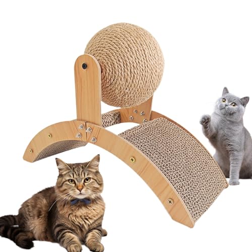 Kätzchen Schleifklauenspielzeug - Cardboard Scratcher Pack - Katzenkratzerbrett Halten Sie Ihr Haustier Gesund Und Hilft Ihnen, Stress Durch Schärfen Ihrer Krallen Zu Reduzieren von Fierudeng