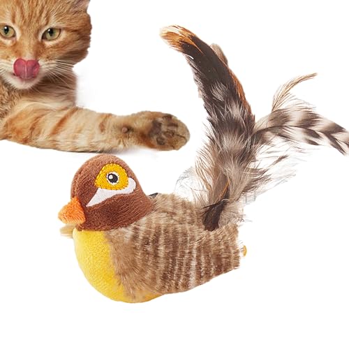 Katzenspielzeug Zwitschernder Vogel, Katzenspielzeug Vogel Fliegt Elektrisch, Katzenfederspielzeug, Simulierter Katzenfederspielzeug, Interaktives Katzenspielzeugs Mit Geräuschen Für Hauskatzen Katzenspielzeug Zwitschernder Vogel, Katzenspielzeug Vogel Fliegt Elektrisch, Katzenfederspielzeug, Simulierter Katzenfederspielzeug, Interaktives Katzenspielzeugs Mit Geräuschen Für Hauskatzen von Fierudeng