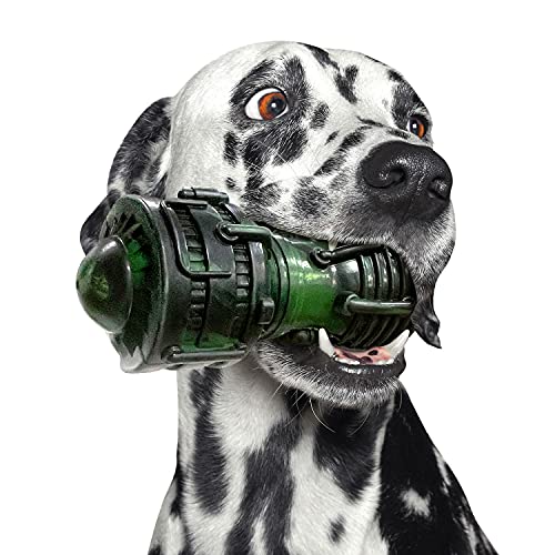 FifthQuarter Quietschendes Hundespielzeug: fast unzerstörbares Hundespielzeug für aggressive Kauer, Naturkautschuk, robust und langlebig, für mittelgroße und große Rassen von FifthQuarter