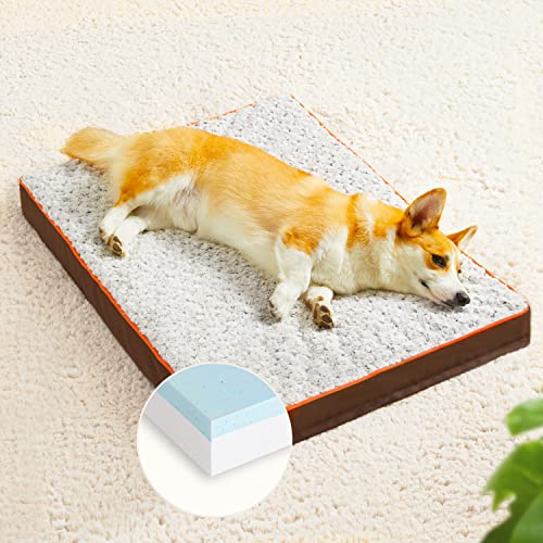 Orthopädisches Hundebett aus Memory-Schaumstoff für große Hunde, wasserdichtes Hundebett, waschbare Haustiermatte mit abnehmbarem Bezug und rutschfester Unterseite Orthopädisches Hundebett aus Memory-Schaumstoff für große Hunde, wasserdichtes Hundebett, waschbare Haustiermatte mit abnehmbarem Bezug und rutschfester Unterseite von Figopage