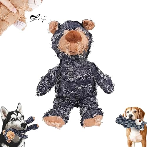 Figskey Petsboro Robuster Bär, Dotmalls Robuster Bär, Libiyi Robuster Bär, Unzerstörbarer Robuster Bär Bissfest Plüsch Quietschendes Hundespielzeug, Hundetiere Kauspielzeug Figskey Petsboro Robuster Bär, Dotmalls Robuster Bär, Libiyi Robuster Bär, Unzerstörbarer Robuster Bär Bissfest Plüsch Quietschendes Hundespielzeug, Hundetiere Kauspielzeug von Figskey