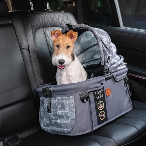 FikaGO Sway, Hunde Autositz & Tragetasche für kleine & mittelgroße Hunde, Kleine Hunde Autositz Booster, Haustier Booster Sitz, Doggy Carseat, Katzentrage, Welpenautositz, Auto Hundebett - Avenue 59°N FikaGO Sway, Hunde Autositz & Tragetasche für kleine & mittelgroße Hunde, Kleine Hunde Autositz Booster, Haustier Booster Sitz, Doggy Carseat, Katzentrage, Welpenautositz, Auto Hundebett - Avenue 59°N von FikaGO