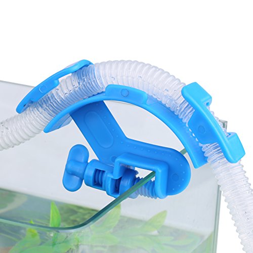 FILFEEL Wasserrohrhalter, Aquarium Schlauchhalter verstellbare Halterung Clip Wasserrohr für Halterung Tube Plastic Aquarium Filter und Wasserfiltration Fixed Clamp Clip von FILFEEL