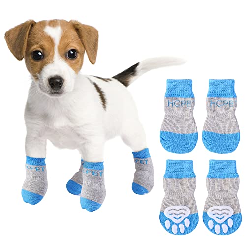 Filhome Anti-Rutsch Socken für Hunde und Katzen Pfotenschutz Indoor Hundesocken Weiche Haftsocken für Traktionskontrolle Paw Protector von Filhome