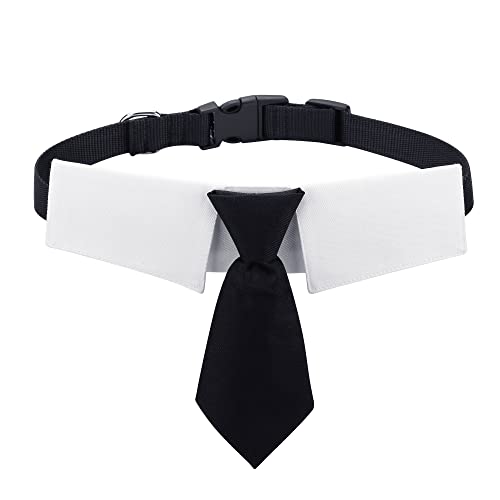 Filhome Krawatte Halsband für Hunde, Verstellbar Smoking Hundehalsband, Hochzeit Bandana für Kleine, Mittelgroße und Große Hund (L) von Filhome