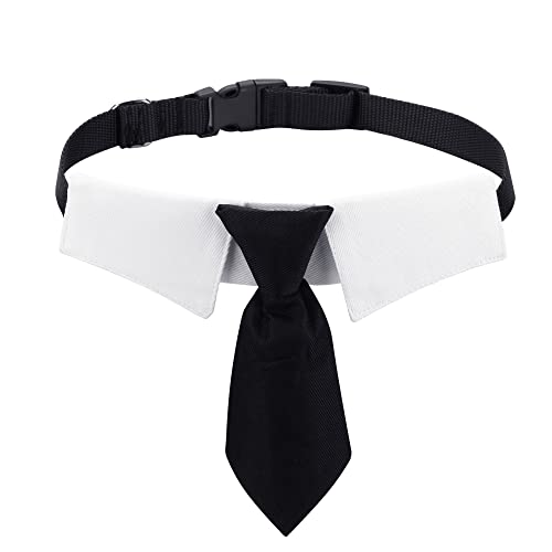 Filhome Krawatte Halsband für Hunde, Verstellbar Smoking Hundehalsband, Hochzeit Bandana für Kleine, Mittelgroße und Große Hund (M) von Filhome