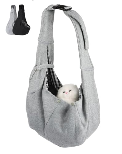 Tragetuch Hund, Hundetragetasche mit Verstellbarem Schultergurt, Hund Tragetuch Sommer, Tragetuch Welpen bis 7.5kg für Katzen und HundeGeeignet Reisetasche für Hunde Tragetuch Hund, Hundetragetasche mit Verstellbarem Schultergurt, Hund Tragetuch Sommer, Tragetuch Welpen bis 7.5kg für Katzen und HundeGeeignet Reisetasche für Hunde von Fililogor