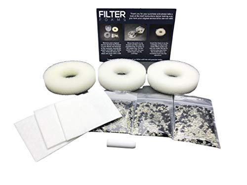 Filterschäume, kompatibel mit Biorb Service-Kit, 3 x Reinigungspads und 1 x Ausströmer Filterschäume, kompatibel mit Biorb Service-Kit, 3 x Reinigungspads und 1 x Ausströmer von Filter Foams Ltd