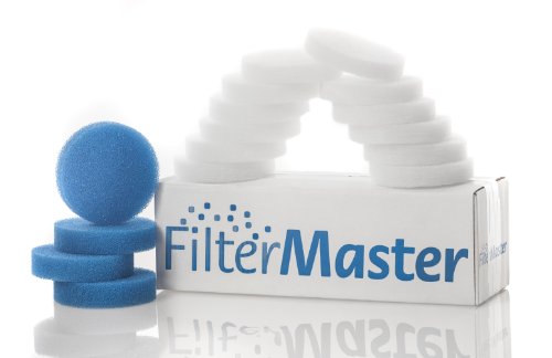 Filtermaster Aquarium-Wasserfilter BigPack Set 12 | Filter für EHEIM | Filterring & Filtervlies | Filtermatten von FilterMaster