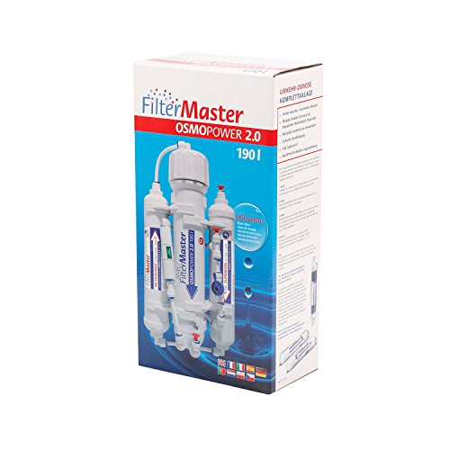 Filtermaster OSMOPower 2.0 | Osmose Filter | Wasser Reinigung fürs Aquarium | Auqaristik Umkehrosmose Wasseraufbereitung von FilterMaster