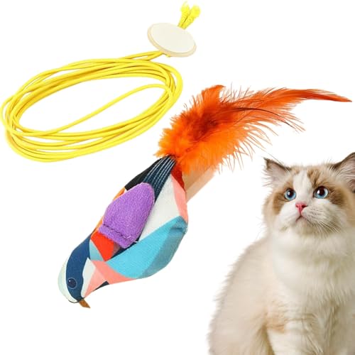 Filvczt Interaktives Vogel-Katzenspielzeug, Kätzchenspielzeug Vogel, aktiviertes Kätzchenspielzeug Vogel, interaktives Katzenübungsspielzeug, Teaser Katzenminze-Spielzeug, einfach zu bedienen, tragbar Filvczt Interaktives Vogel-Katzenspielzeug, Kätzchenspielzeug Vogel, aktiviertes Kätzchenspielzeug Vogel, interaktives Katzenübungsspielzeug, Teaser Katzenminze-Spielzeug, einfach zu bedienen, tragbar von Filvczt
