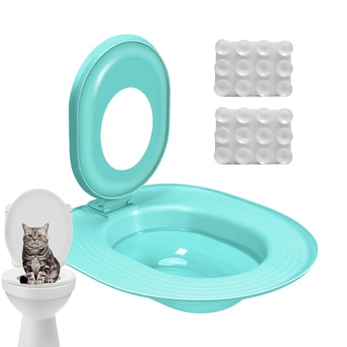 Katzentoilettentrainer-Set | Katzentöpfchentrainingsset | Katzentoiletten-Trainingsset | Haustier-Toiletten-Trainingsset | einfaches Katzentoiletten-Training mit 2 Saugnäpfen | wiederverwendbar und Katzentoilettentrainer-Set | Katzentöpfchentrainingsset | Katzentoiletten-Trainingsset | Haustier-Toiletten-Trainingsset | einfaches Katzentoiletten-Training mit 2 Saugnäpfen | wiederverwendbar und von Filvczt
