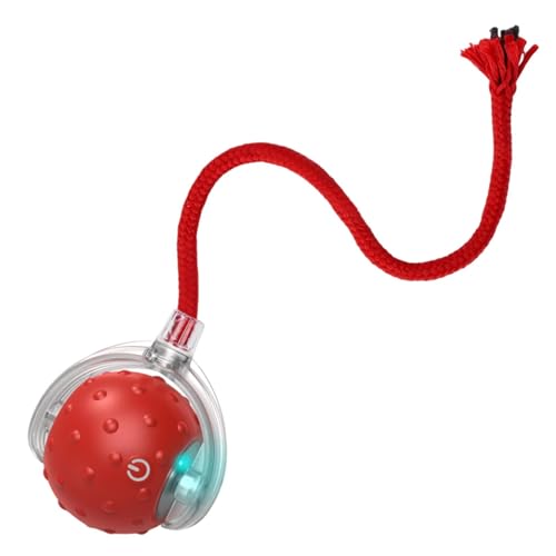 Schnell rollendes Haustierspielzeug, interaktiver Katzenball, intelligenter interaktiver Haustierspielzeugball, langlebig, einfach zu bedienen, 40 x 6 cm für Katzen, Kätzchen Schnell rollendes Haustierspielzeug, interaktiver Katzenball, intelligenter interaktiver Haustierspielzeugball, langlebig, einfach zu bedienen, 40 x 6 cm für Katzen, Kätzchen von Filvczt