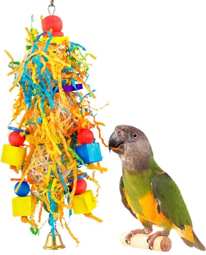FimGlk Kleiner Vogelhäcksler – Papageien-Spielzeug für Finken, Nymphensittiche, Wellensittiche, Sittiche und Sonnensittiche von FimGlk
