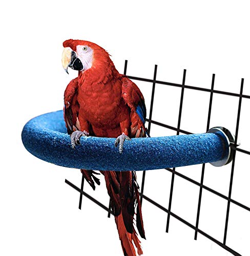 Papageien-Sitzstange mit rauer Oberfläche – Quarzsand Vogelkäfig Sitzstangen für mittelgroße bis große Vögel, U-Form groß Papageien-Sitzstange mit rauer Oberfläche – Quarzsand Vogelkäfig Sitzstangen für mittelgroße bis große Vögel, U-Form groß von FimGlk