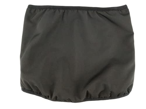 FINNERO JUSTINCASE Rüdenwindel – Waschbare, atmungsaktiv, wasserabweisend und Bequeme Schutz-Bauchbinde - XS, Black von FinNero