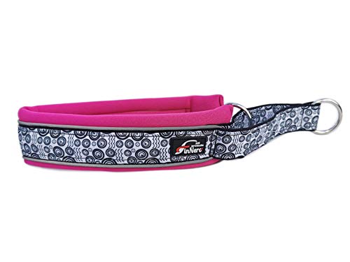 FinNero Pet Products, Finnland - Ocean Sport Weiches Neopren Hundehalsband (1 (30-37 cm), Fuchsia) von FinNero