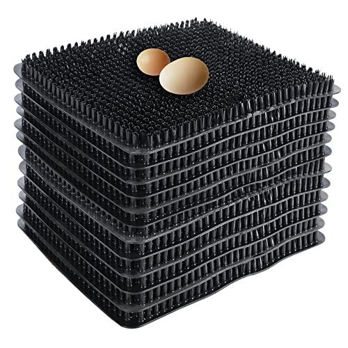 Finderomend 12 Stück waschbare Nistpads für Geflügel Huhn mit sicherem Eierabrollen, bessere Filtration und universelle Kompatibilität-Hühnerbox-Pads von Finderomend