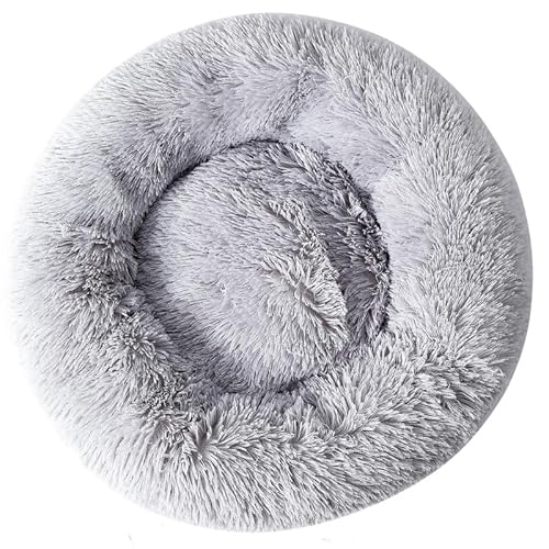 Katzenbett, Hasenbett, Kätzchenbett, Hundebetten für den Innenbereich, für Katzen, Haustierbetten, günstiges Hundebett, Donut-Hundekissen, groß, bequem, Katzenkissen, warm für 4 kg Haustiere von Finenohoory