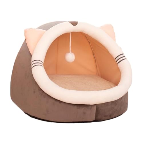 Halbgeschlossenes Nestbett – Interaktiver Ball für Katzen und Hunde von Finlon