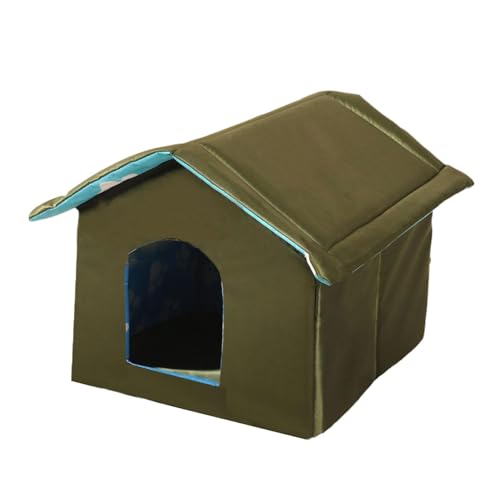 Unterschlupf für Katzen und kleine Hunde – wetterfest und waschbar – tragbares Haustierhaus-Stil2 von Finlon