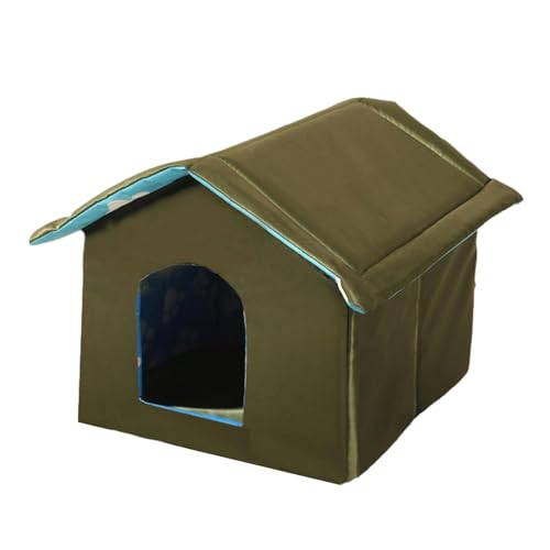 Unterschlupf für Katzen und kleine Hunde – wetterfest und waschbar – tragbares Haustierhaus-Stil5 von Finlon