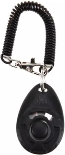 Finnacle - Click Clicking-Hundetraining Hunde-Training-Mit-Befestigung - Schwarz von Finnacle