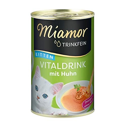 3X Miamor Trinkfein Vitaldrink Kitten mit Huhn a 135ml (17,16 €/L) von Finnern - Miamor