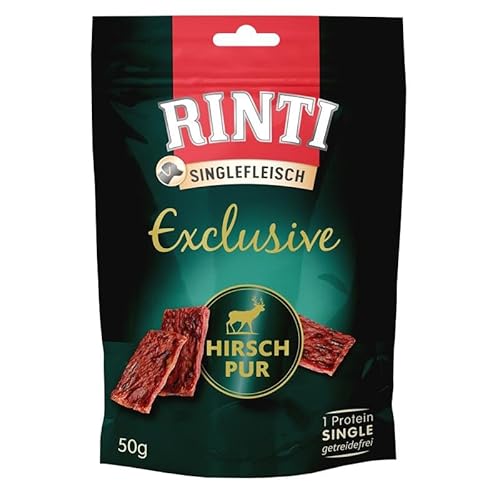 Rinti Exclusive Snack Hirsch 50g (Menge: 12 je Bestelleinheit) von Finnern Rinti Snacks